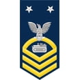 thumbnail image 1 of 3.8 Inch Navy Master Chief Gold E-9 Equipment Operator Decal Sticker, 1 of 1