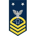 thumbnail image 1 of 3.8 Inch Navy Master Chief Gold E-9 Sonar Technician ST Decal Sticker, 1 of 1