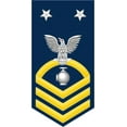 thumbnail image 1 of 3.8 Inch Navy Master Chief Gold E-9 Utilitiesman UT Decal Sticker, 1 of 1