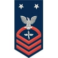 thumbnail image 1 of 3.8 Inch Navy Master Chief Red E-9 Aviation Machinist's Mate AD Decal Sticker, 1 of 1