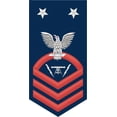 thumbnail image 1 of 3.8 Inch Navy Master Chief Red E-9 Fire Controlman FC Decal Sticker, 1 of 1
