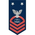 thumbnail image 1 of 3.8 Inch Navy Master Chief Red E-9 Mess Manager Specialist MS Decal Sticker, 1 of 1