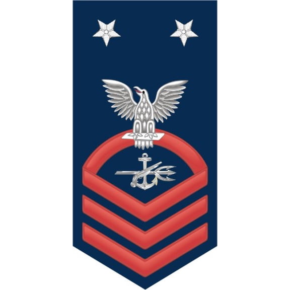3.8 Inch Navy Master Chief Red E-9 Special Warfare Operator SO Decal Sticker
