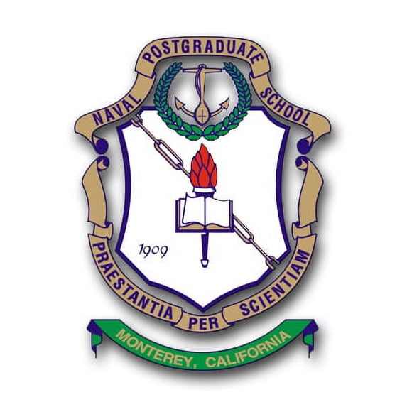 3.8 Inch Navy Postgraduate School Vinyl Transfer Decal