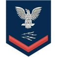 thumbnail image 1 of 3.8 Inch Navy Red E-4 Radioman RM Decal Sticker, 1 of 1