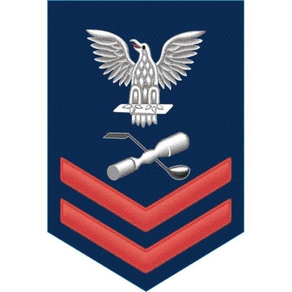 3.8 Inch Navy Red E-5 Molder ML Decal Sticker