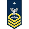 thumbnail image 1 of 3.8 Inch Navy Senior Chief Gold E-8 Aviation Fire Control Technician FT Decal Sticker, 1 of 1