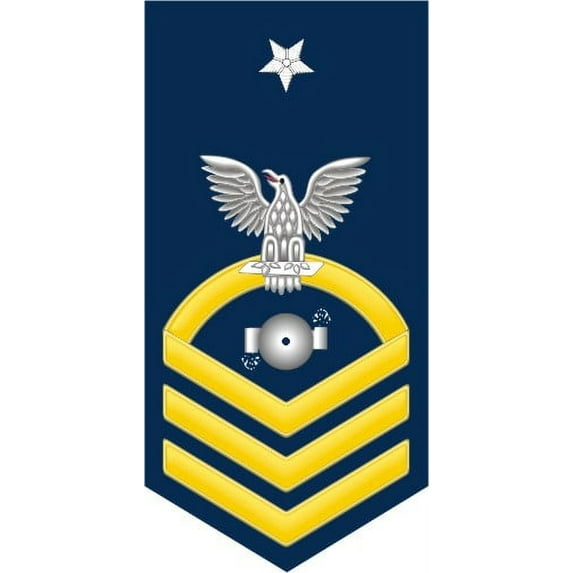 3.8 Inch Navy Senior Chief Gold E-8 Boiler Technician BT Decal Sticker