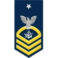 thumbnail image 1 of 3.8 Inch Navy Senior Chief Gold E-8 Special Warfare Boat Operator SB Decal Sticker, 1 of 1