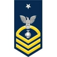 thumbnail image 1 of 3.8 Inch Navy Senior Chief Gold E-8 Utilitiesman UT Decal Sticker, 1 of 1