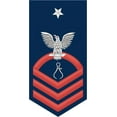 thumbnail image 1 of 3.8 Inch Navy Senior Chief Red E-8 Instrumentman IM Decal Sticker, 1 of 1