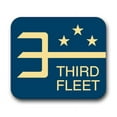 thumbnail image 1 of 3.8 Inch Navy Third Fleet Vinyl Transfer Decal, 1 of 1