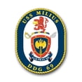 thumbnail image 1 of 3.8 Inch Navy USS Milius DDG-69 Vinyl Transfer Decal, 1 of 1
