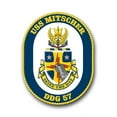 thumbnail image 1 of 3.8 Inch Navy USS Mitscher DDG-57 Vinyl Transfer Decal, 1 of 1