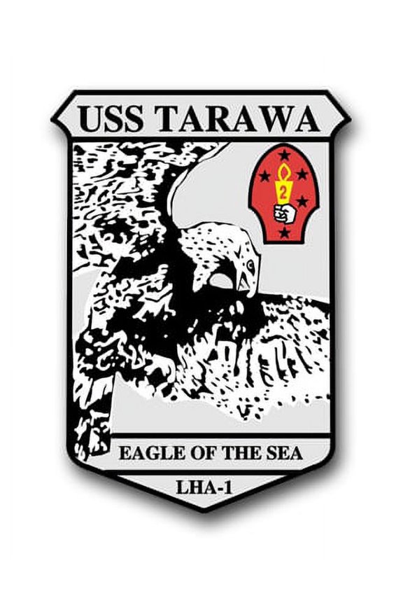 3.8 Inch Navy USS Tarawa LHA-1 Vinyl Transfer Decal