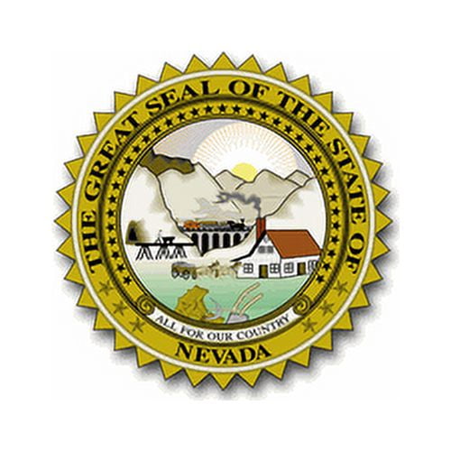 3.8 Inch Nevada State Seal Vinyl Transfer Decal
