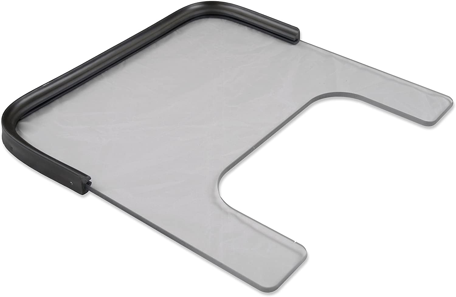 3/8 Inch Poly Wheelchair Tray, Rubber Rim, Child