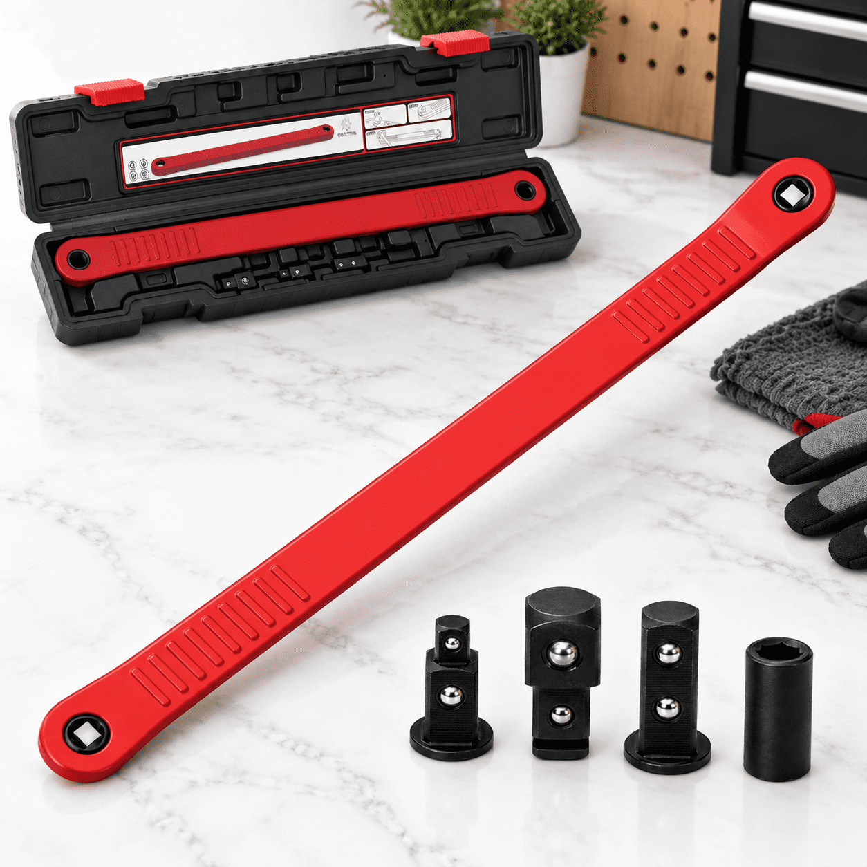 Social Tools Extension 3/8 Inch Pro Offset Extension Wrench Impact Extender Tool Socket Set ...
