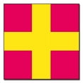 thumbnail image 1 of 3.8 Inch Romeo Signal Flag Sticker Decal, 1 of 1