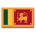 thumbnail image 1 of 3.8 Inch SRI Lanka Flag Vinyl Transfer Decal, 1 of 1