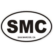 3.8 Inch San Marcos California Oval Decal