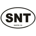 thumbnail image 1 of 3.8 Inch Santee California Oval Decal, 1 of 1