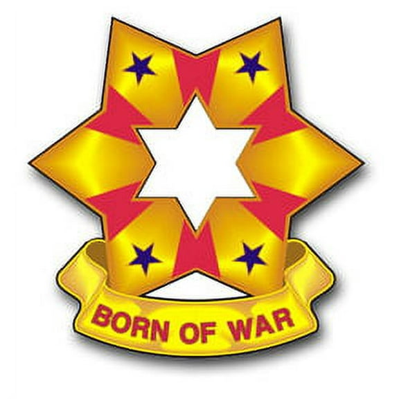 3.8 Inch Sixth U.S. Army Unit Crest Vinyl Transfer Decal