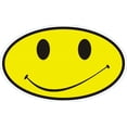 thumbnail image 1 of 3.8 Inch Smiley Oval Decal, 1 of 1