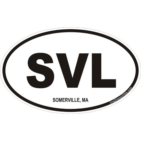 3.8 Inch Somerville, Massachusetts Decal Sticker