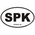 thumbnail image 1 of 3.8 Inch Sparks Nevada Oval Decal, 1 of 1