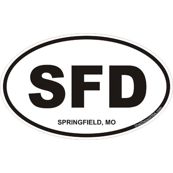 3.8 Inch Springfield Missouri Oval Decal