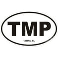 thumbnail image 1 of 3.8 Inch Tampa Florida Oval Decal, 1 of 1