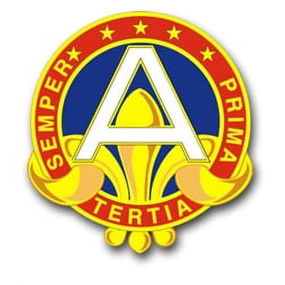 3.8 Inch Third U.S. Army Unit Crest Vinyl Transfer Decal