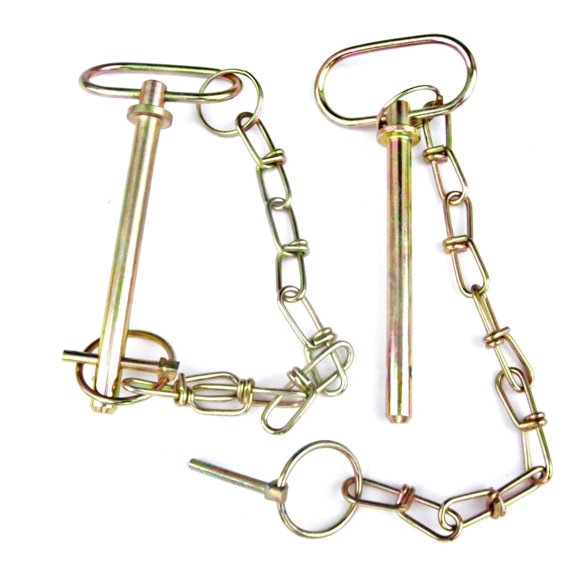 3/8 Inch Tractor Safety Pin with Chain, Heavy Duty Hitch Pin for Wagon ...