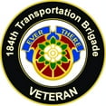 thumbnail image 1 of 3.8 Inch U.S. Army 184th Transport Brigade Unit Crest Veteran Sticker Decal, 1 of 1