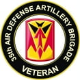 thumbnail image 1 of 3.8 Inch U.S. Army 35th Air Defense Artillery Brigade Veteran Sticker Decal, 1 of 1