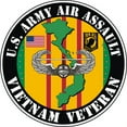 thumbnail image 1 of 3.8 Inch U.S. Army Air Assault Veteran Decal Sticker, 1 of 1