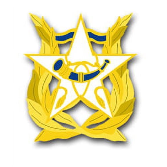 3.8 Inch U.S. Army Band Unit Crest Vinyl Transfer Decal