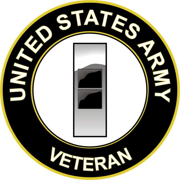3.8 Inch U.S. Army Chief Warrant Officer 2 Veteran Sticker Decal