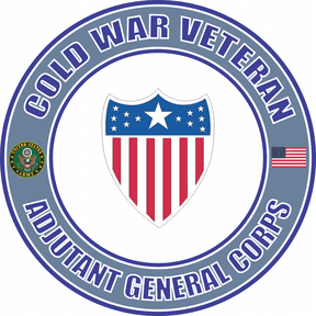 3.8 Inch U.S. Army Cold War General Rank Insignia Veteran Decal
