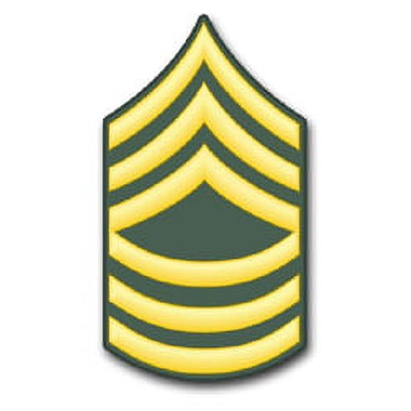 3.8 Inch U.S. Army E-8 Master Sergeant Window Sticker