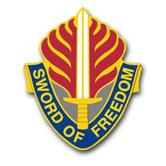 3.8 Inch U.S. Army Europe Command Unit Crest Vinyl Transfer Decal