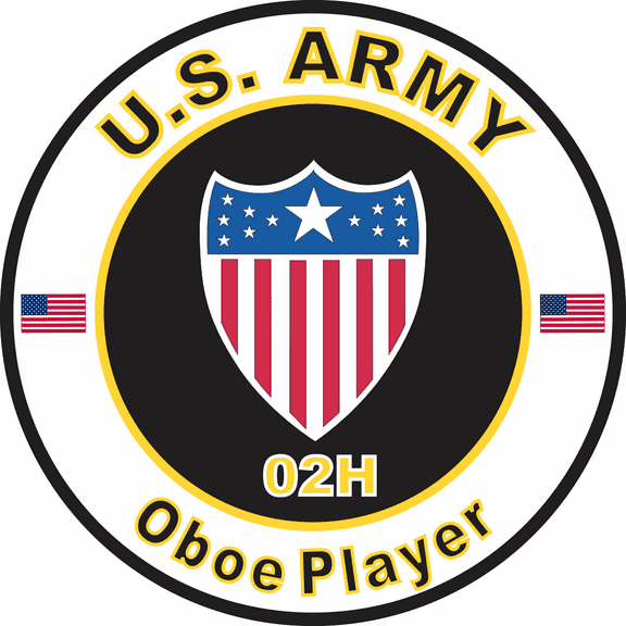 3.8 Inch U.S. Army MOS 02H Oboe Player