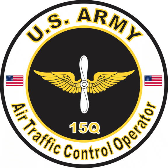 3.8 Inch U.S. Army MOS 15Q Air Traffic Control Operator