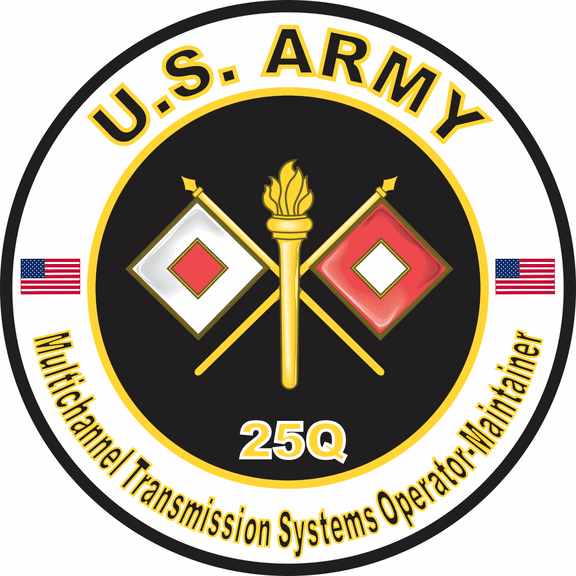 3.8 Inch U.S. Army MOS 25Q Multichannel Transmission Systems Operator/Maintainer
