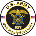 thumbnail image 1 of 3.8 Inch U.S. Army MOS 92Y Unit Supply Specialist, 1 of 1