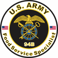 thumbnail image 1 of 3.8 Inch U.S. Army MOS 94B Food Service Specialist, 1 of 1