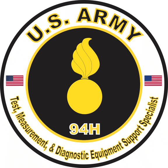 3.8 Inch U.S. Army MOS 94H Test, Measurement, and Diagnostic Support Specialist