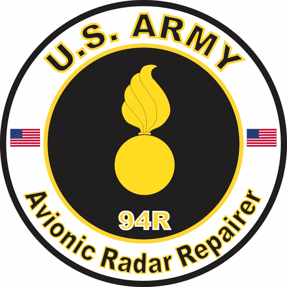3.8 Inch U.S. Army MOS 94R Avionic Radar Repairer