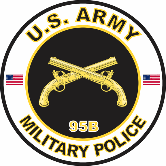3.8 Inch U.S. Army MOS 95B Military Police